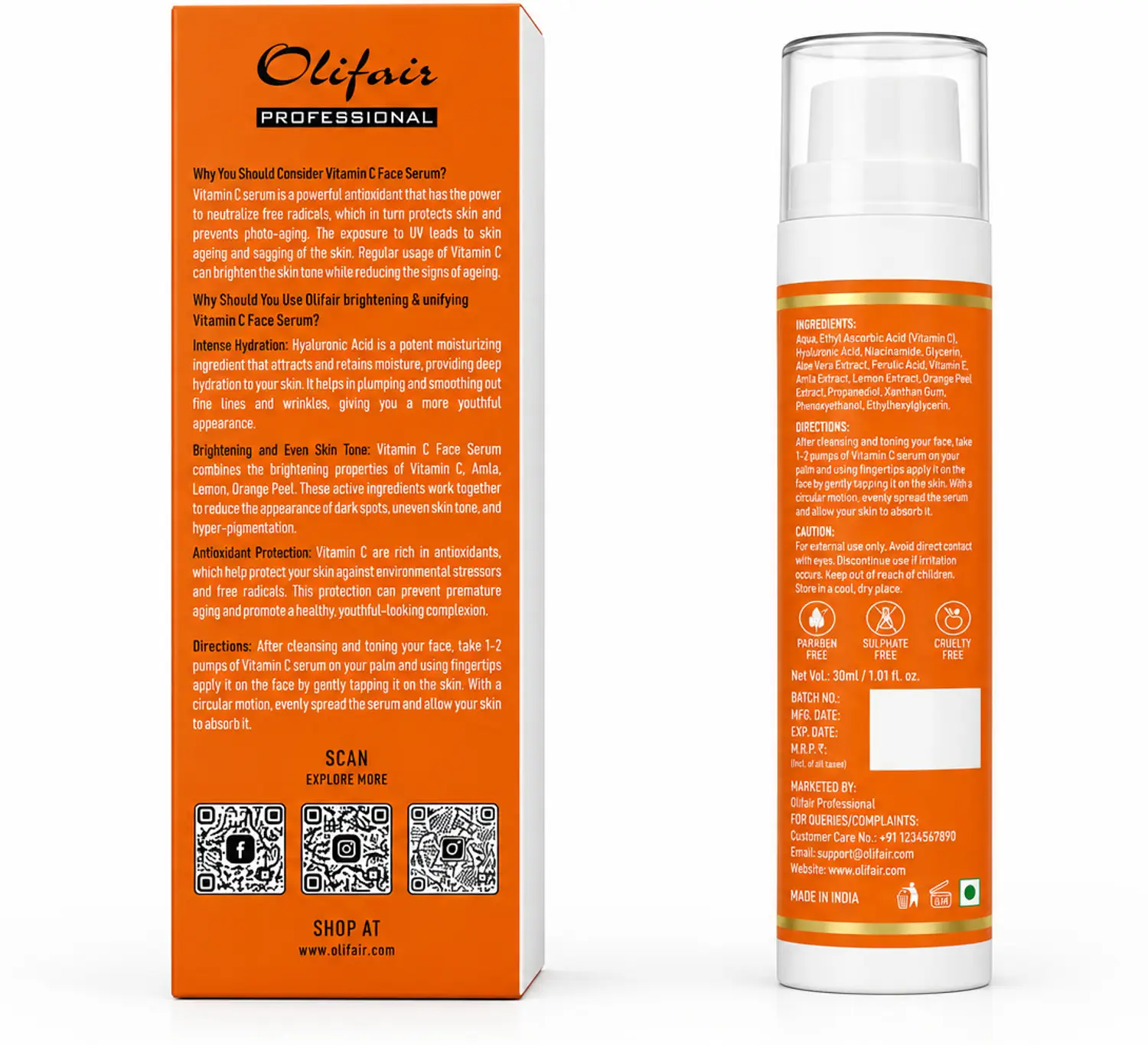 Olifair SPF 50 Transparent Sunscreen 50ml - Image 2