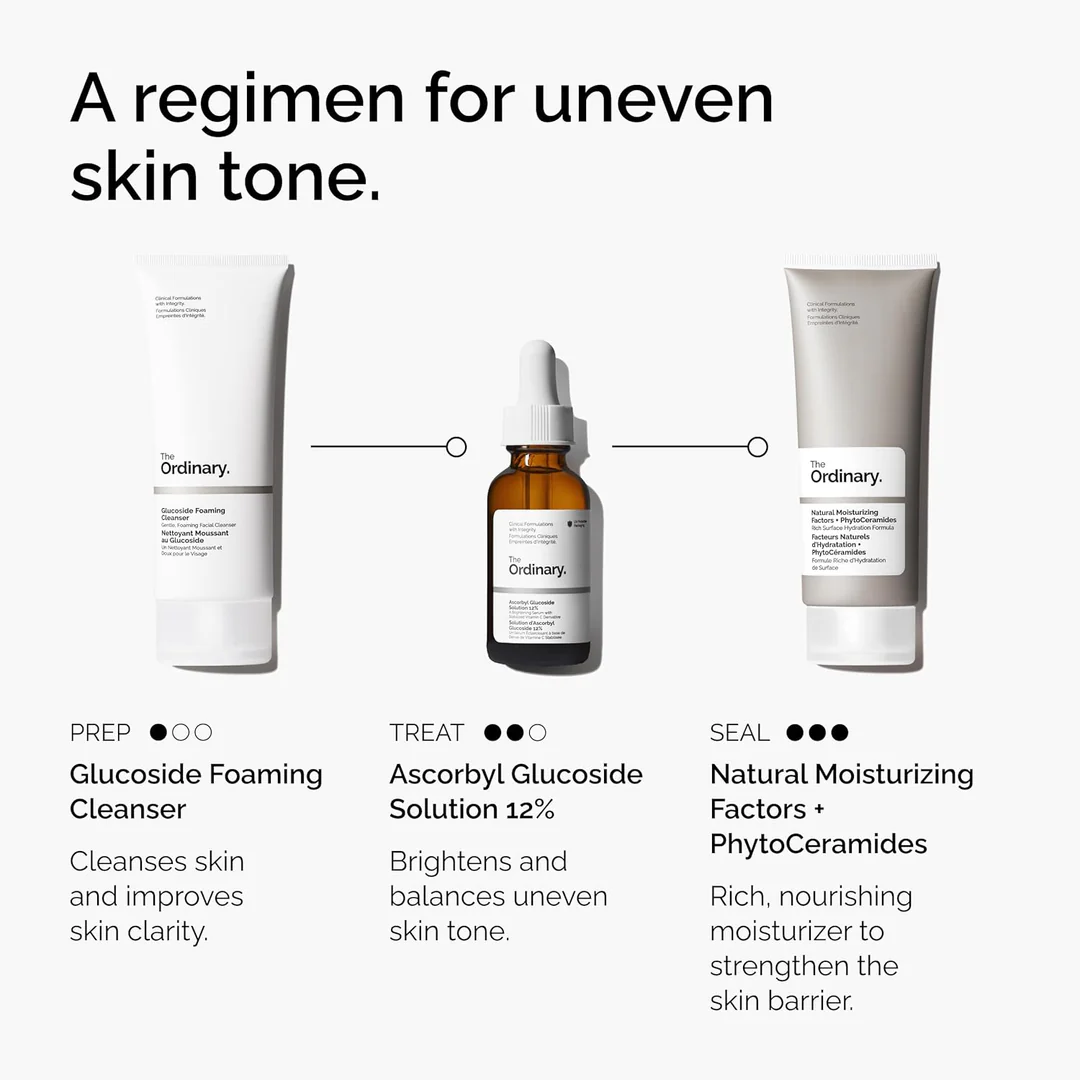 The Ordinary Vitamin C Ascorbyl Glucoside Solution 12% 30ml - Image 2