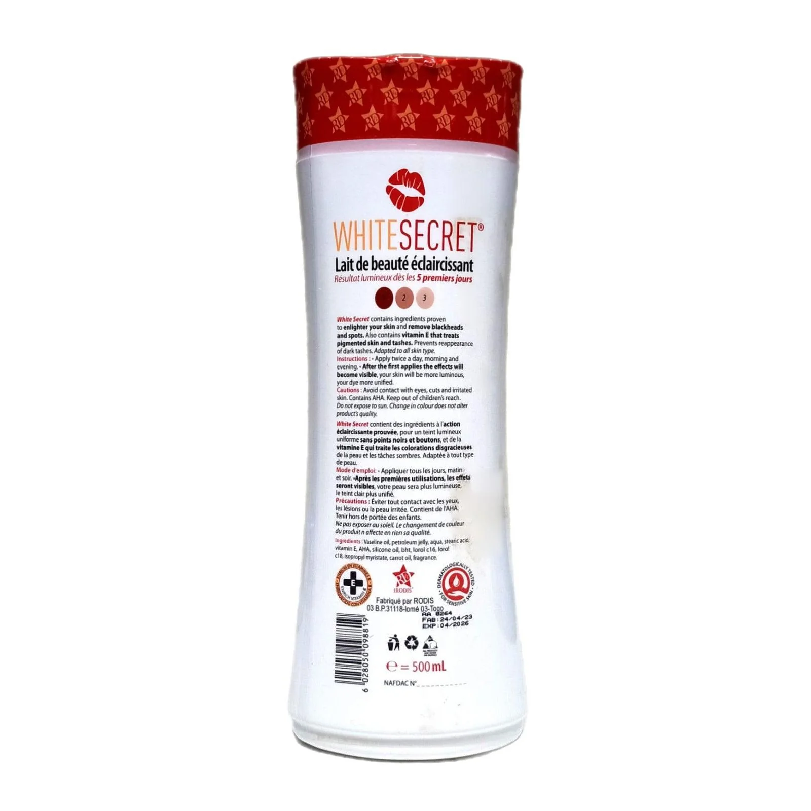 White Secret Lightening Body Lotion 300ml - Image 2