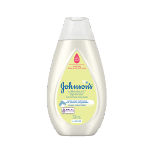 Johnson’s CottonTouch Top-to-Toe Bath for Hair & Body – 200ml