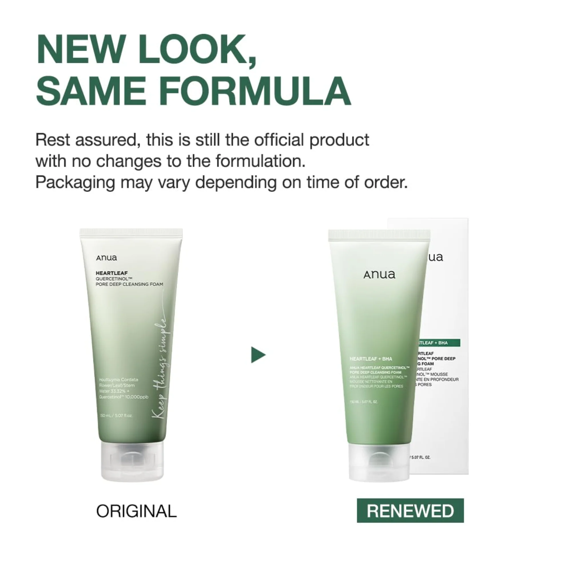 Anua Heartleaf Quercetinol Pore Deep Cleansing Foam - 150ml - Image 3