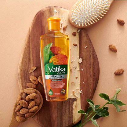 Vatika Almond Enriched Hair Oil 200ml - Image 3