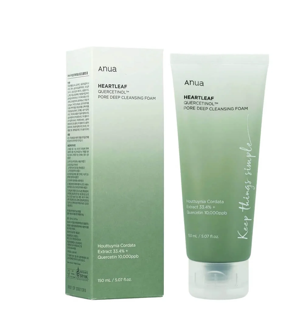 Anua Heartleaf Quercetinol Pore Deep Cleansing Foam - 150ml