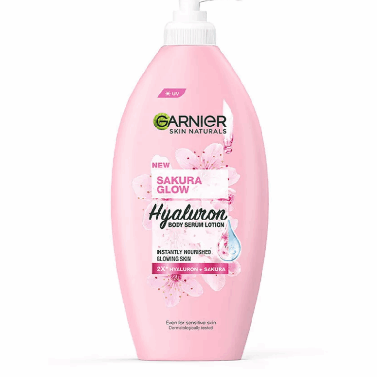Garnier Sakura Glow Body Serum Lotion 400ml