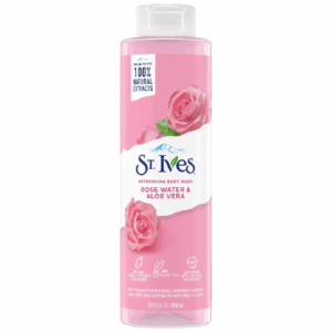 St. Ives Exfoliating Body Wash Rose Water & Aloe Vera 650ml