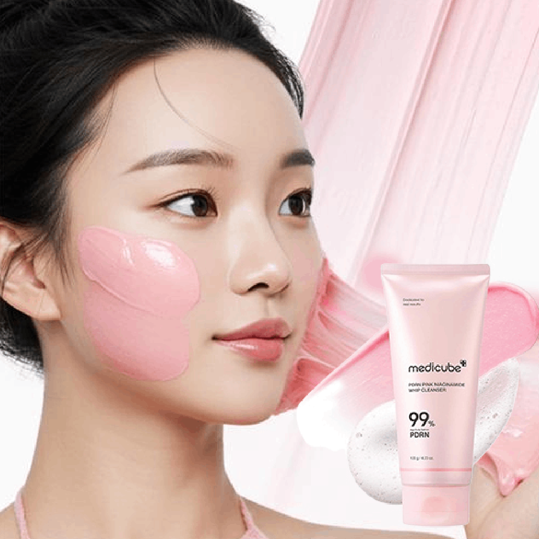 Medicube pdrn pink niacinamide whip cleanser 120g - Image 3