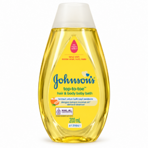 Johnson’s Top-to-Toe Hair & Body Baby Bath – 200ml