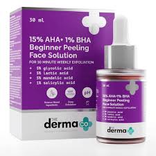 The Derma Co 15% AHA + 1% BHA Beginner Facial Exfoliant peeling Solution 30ml - Image 3