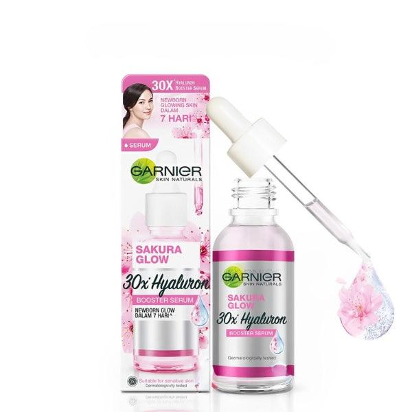 Garnier Sakura Glow Hyaluronic Acid Serum – 30ml - Image 2