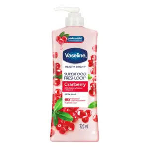 Vaseline Healthy Bright Superfood Freshlock Cranberry Body Lotion 320ml