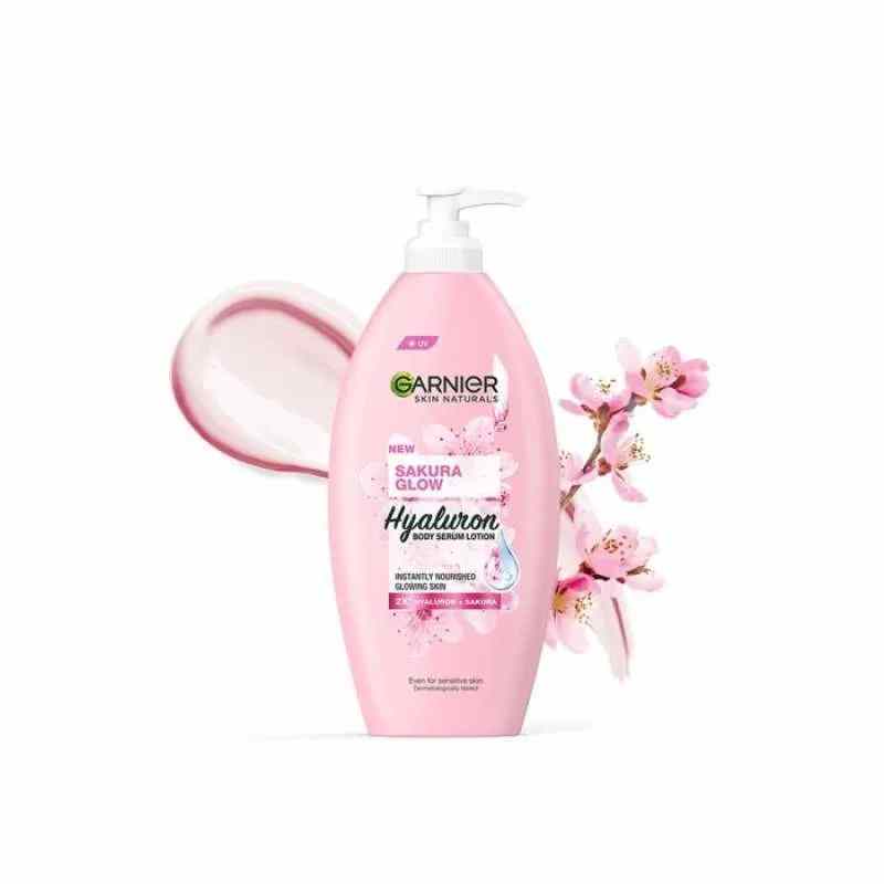 Garnier Sakura Glow Body Serum Lotion 400ml - Image 4